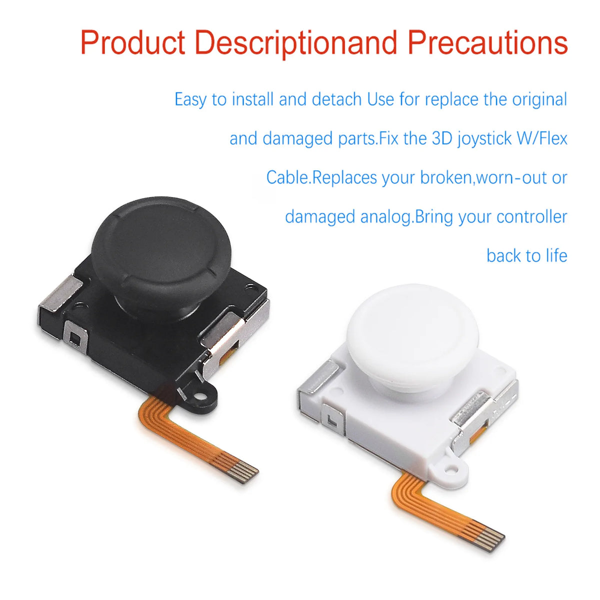 2pcs K-SILVER JS19 TMR Joystick for Nintend Switch NS OLED J