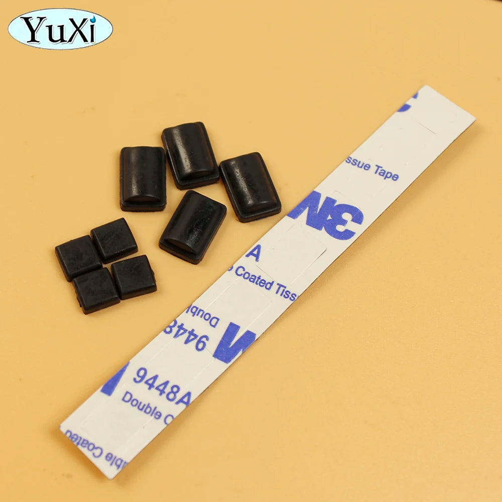 1Set Silicone Screw Rubber Feet Cover For Wii Host Console N