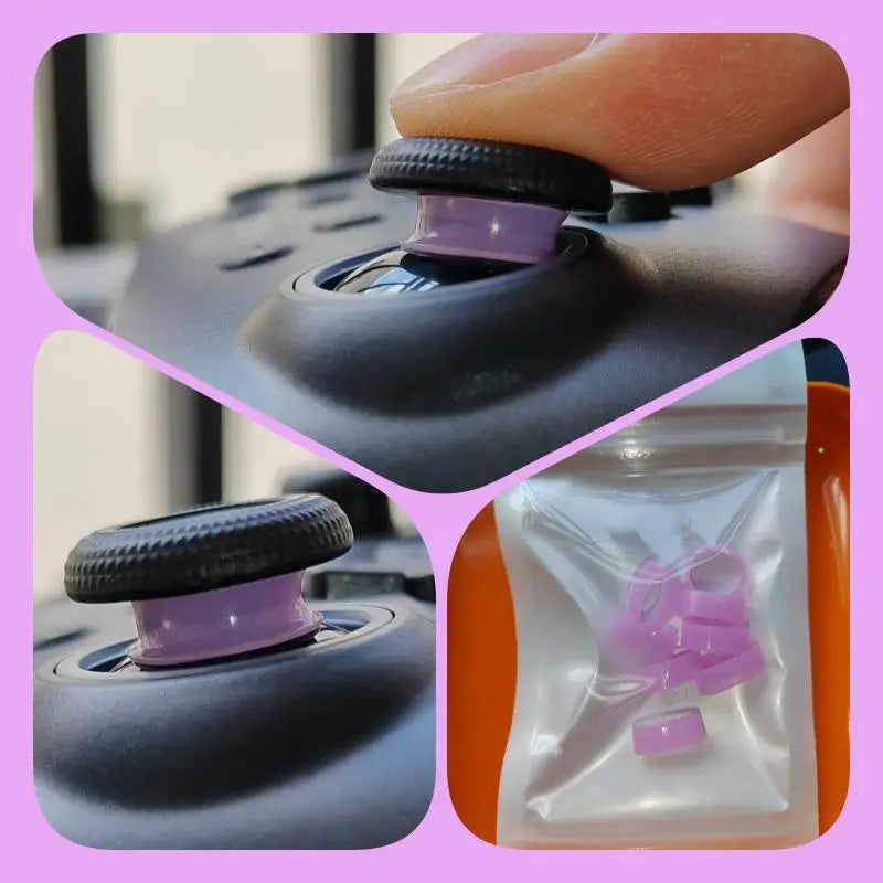 8Pcs Silicone Elastic Protective Rocker Rubber Ring Cover For PS5 For PS4/Switch PRO Joystick For Rog Ally For Steam Deck