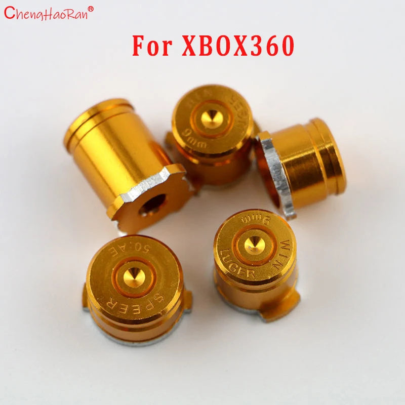 1Set Color Buttons For PS3 PS4 PS5 XBOX 360 Game Console Controller Aluminum Alloy Metal Replacement Parts