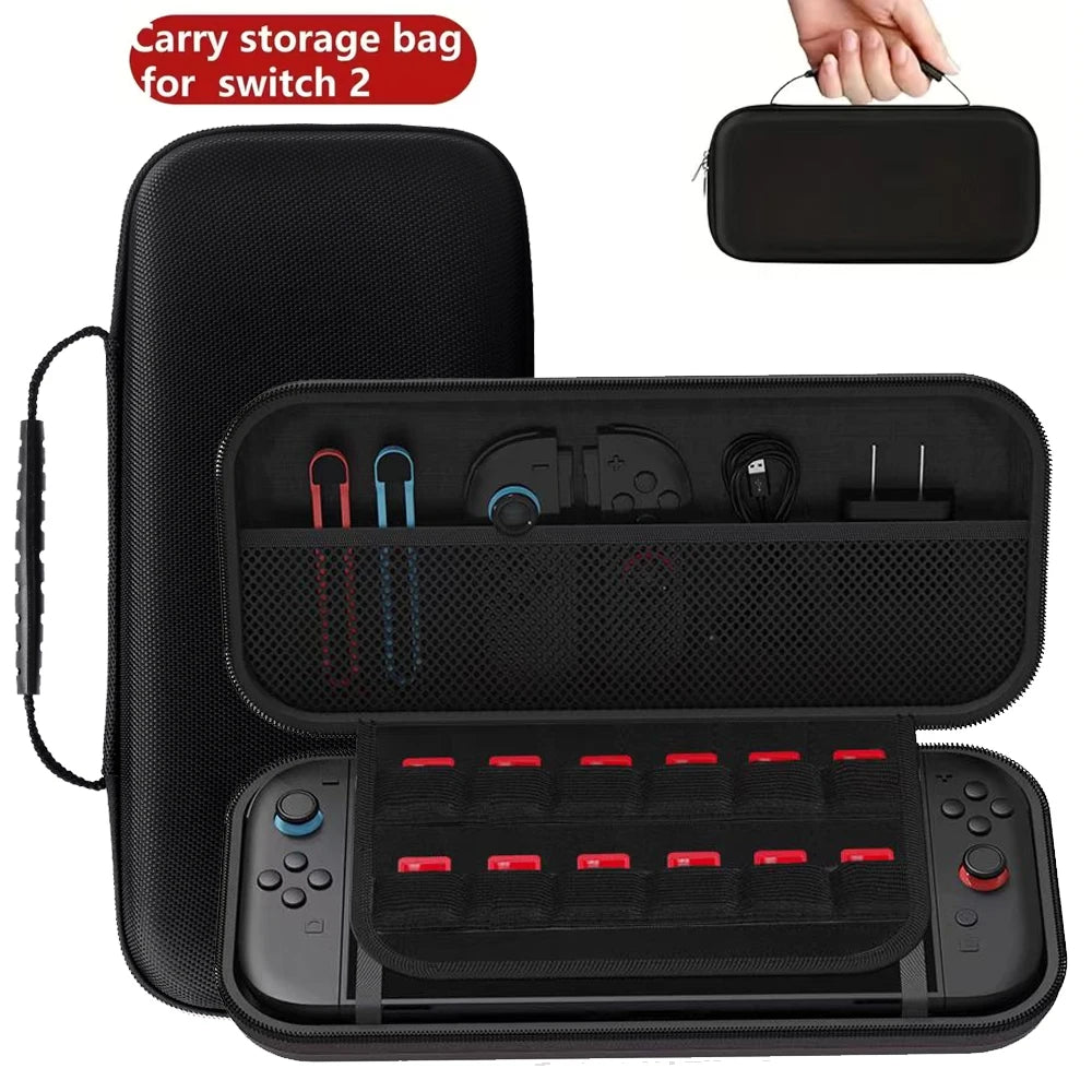 Travel Carrying Case For NS Switch 2 Console EVA Hard Shell 