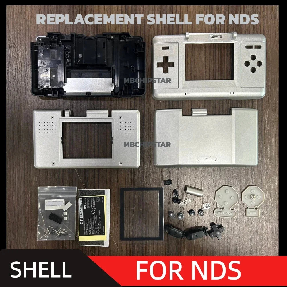 High Quality Drop-proof Replacement Housing Shell For NDS Fat First Gen Console Full Repair Kit Buttons Game Console Accessories
