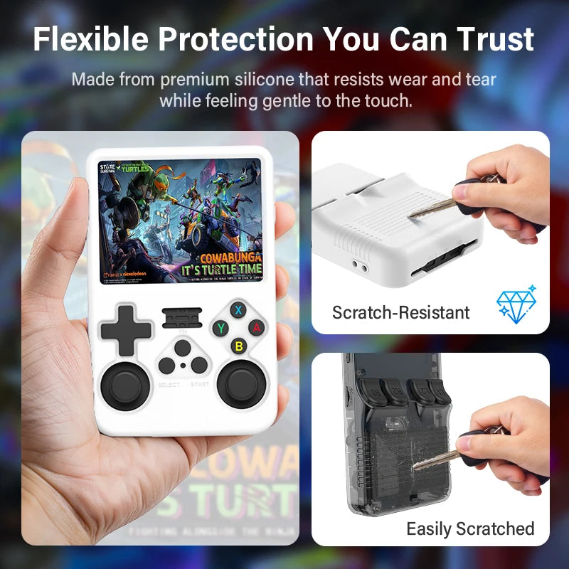 R36S Silicone Case Handheld Game Console Silicone Protective