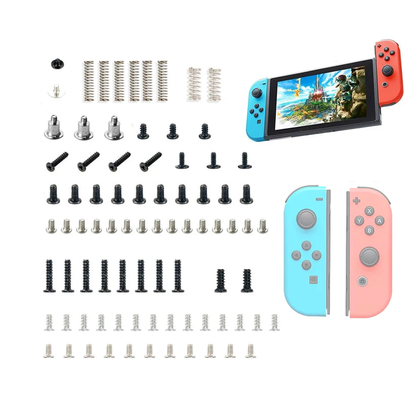 For Switch Console Housing Screw Replacement Full Screws Set