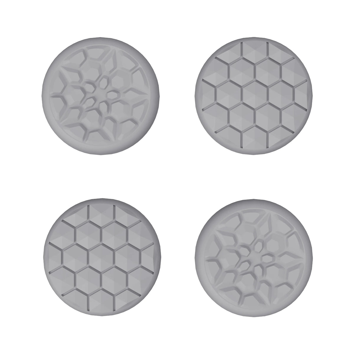 PlayVital Thumb Grip Caps for Steam Deck LCD & OLED Thumbsticks Grips for PS Portal Remote Player - Diamond Grain & Crack