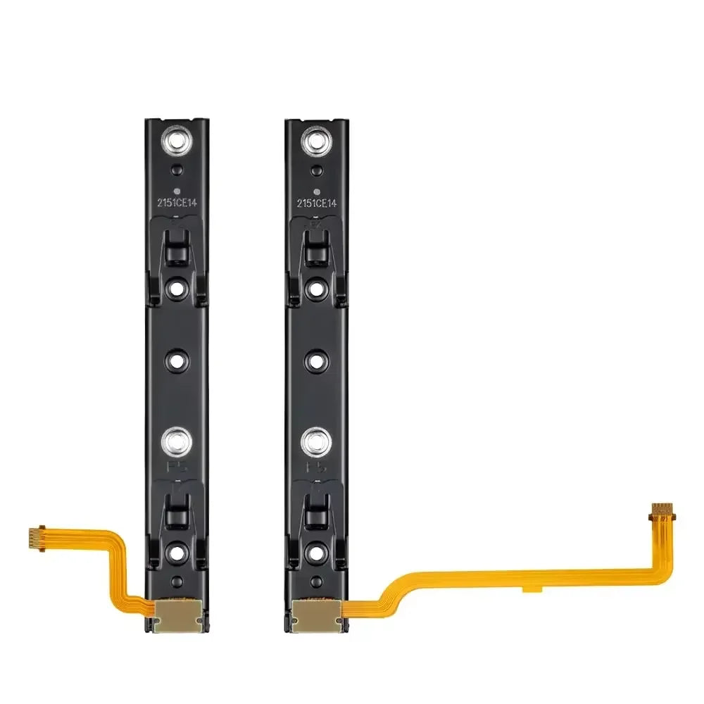 Right and Left Slide Rail with Flex Cable for Switch/OLED Joy-Con for NS/OLED Game Console Replacement Parts Host Rebuild Track