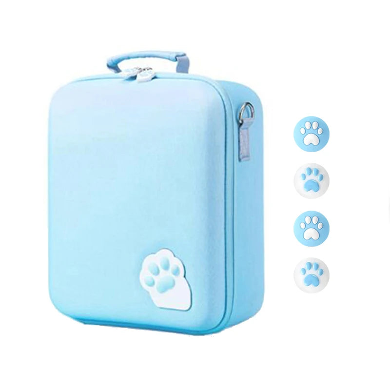 Large Hard Travel Carrying Pouch Case Bag for NS Switch OLED System Console and Controllers Game Accessories Storage