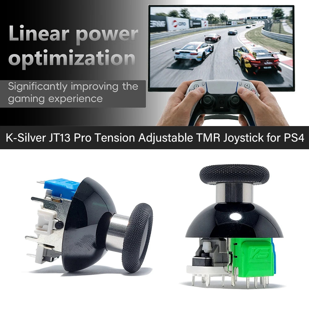 K-Silver JT13 Pro JT13-009 Tension Adjustable TMR Joystick A
