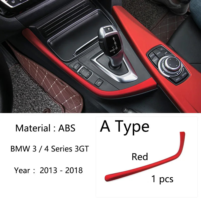 Chrome Car Styling CD Panel Switch Button Cover Sticker Trim For BMW 3 4 Series F30 F32 F34 F35 F36 320i 318i Inner Accessories