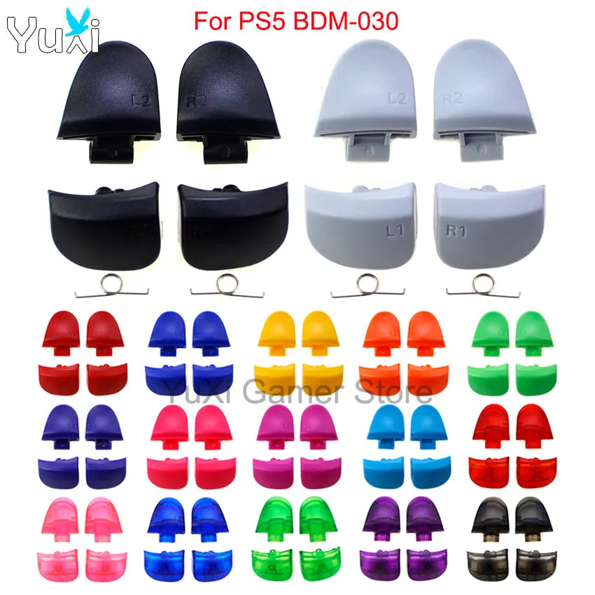 YuXi L1 R1 L2 R2 Trigger Buttons Replacement for PS5 BDM-030