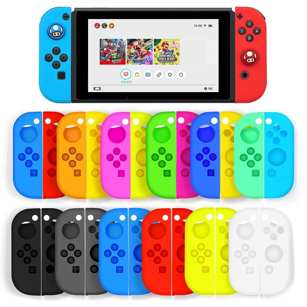 Switch JoyCon Case Silicone Protective Case Compatible Switc