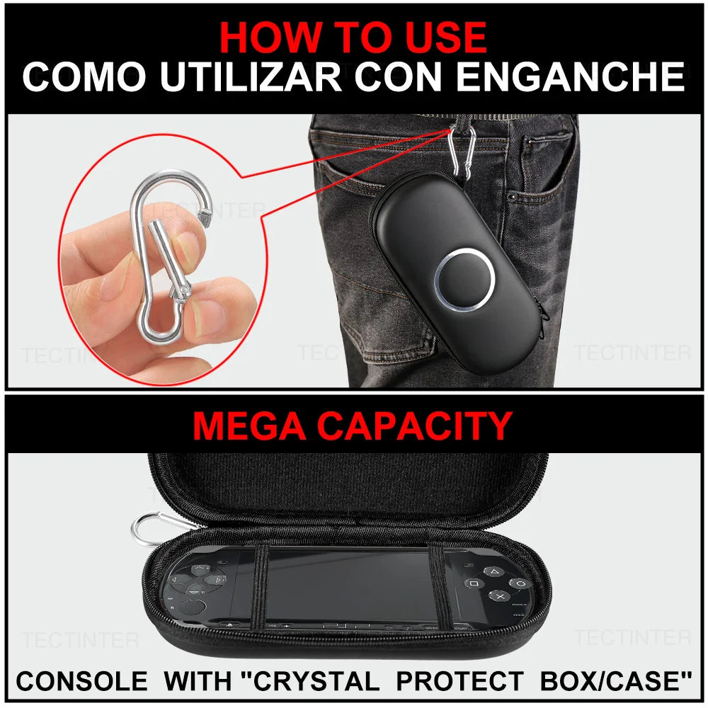 EVA Carrying Storage Bag for Sony PSP1000/2000/3000 Game Con