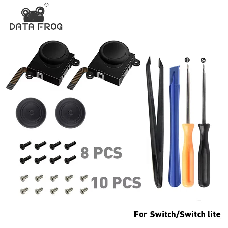 DATA FROG 3D Analog Thumb Stick Replacement Joycon Spare Kit