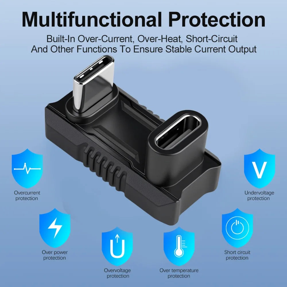 140W 20Gbps 8K Projection Fast Charging Adapte Type C Male T