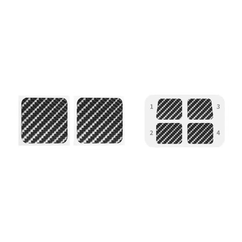 For Steam Deck Host Protection Set Dust Plug Touchpad Sticker Back Button Sticker Silicone Rocker Cap+L-shaped Connector