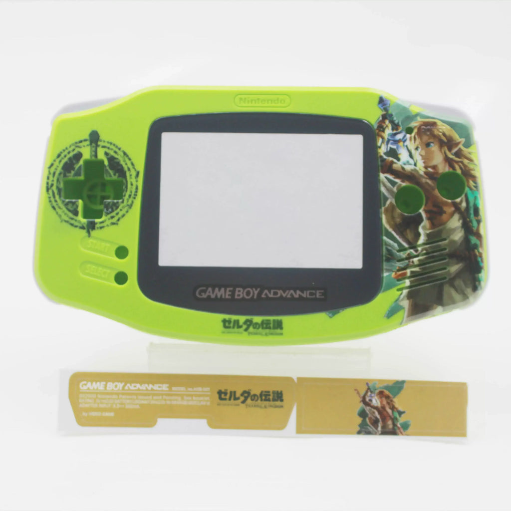Gba Replacement Shell For Game Boy Advance Zelda The Minish Cap Transparent Game Console Housing Shell With Full Button Kit Gift