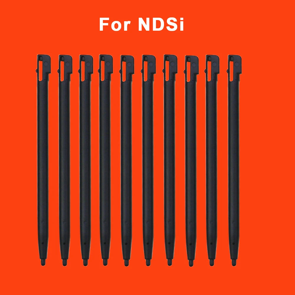 JCD 10PCS Metal Telescopic Stylus Plastic Stylus Touch Screen Pen for 2DS 3DS New 2DS LL XL New 3DS XL LL For NDSL NDSi