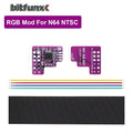 BitFunx RGB MOD Kit For Nintendo 64 THS7374 Amp Mod For N64 