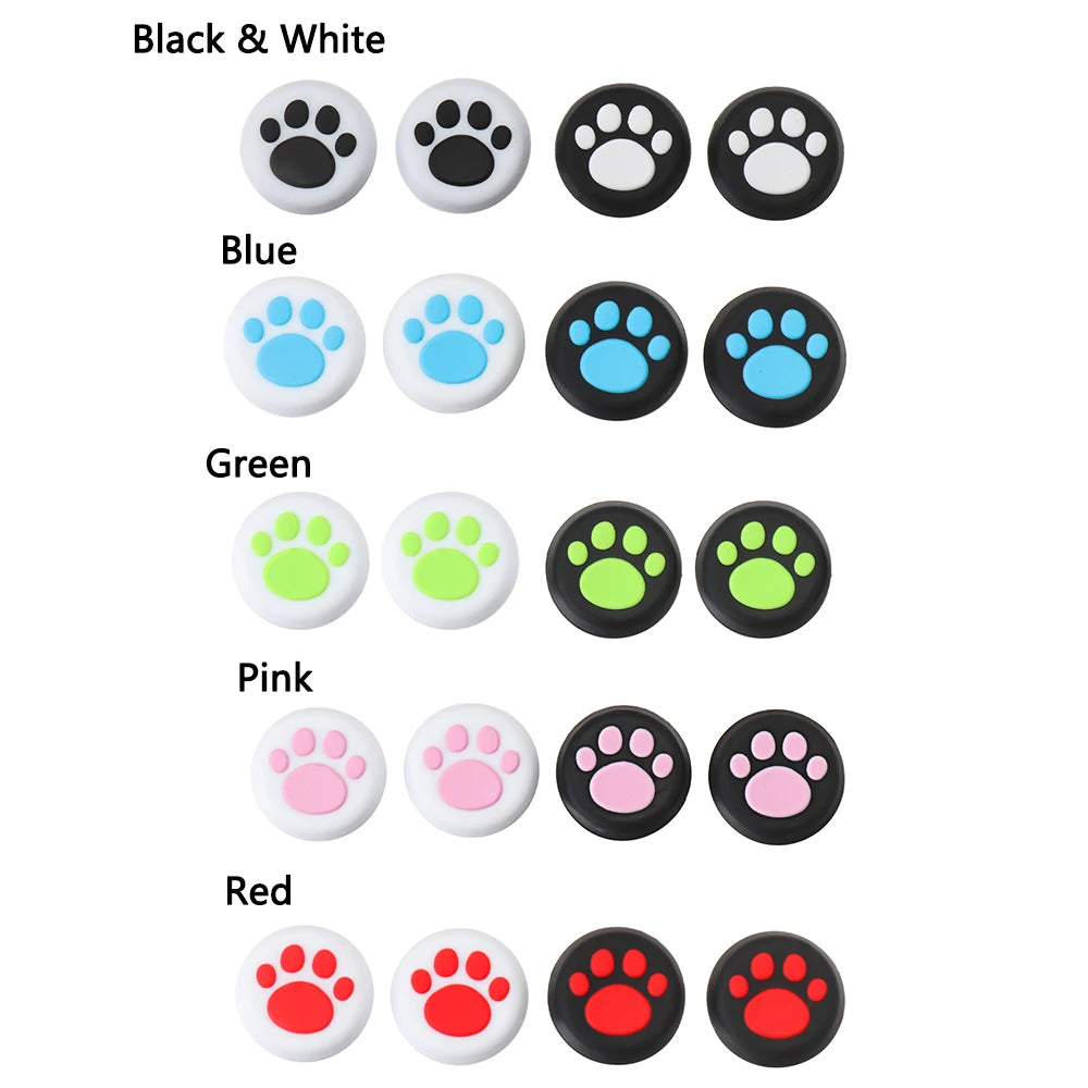4 pcs Silicone Analog Thumb Sticks Grips for Sony PlayStatio