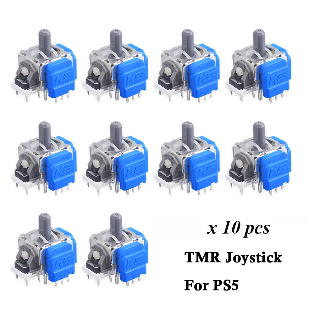 10Pcs Tmr Electromagnetic Joystick Replacement for Ps5 Gamep