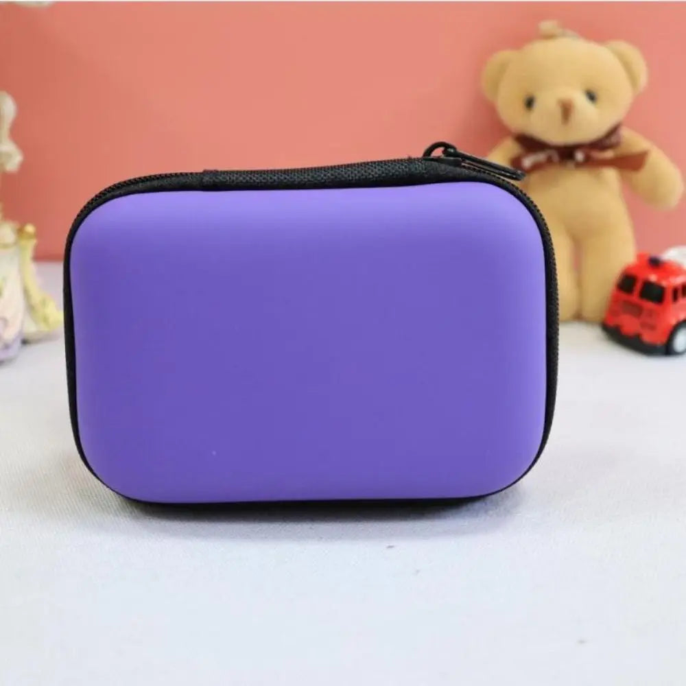 1Pcs Portable Game Console Case For RG35XX H Game Console Case Storage Bag Protective Zipper Carry Bag EVA Hard Handbag