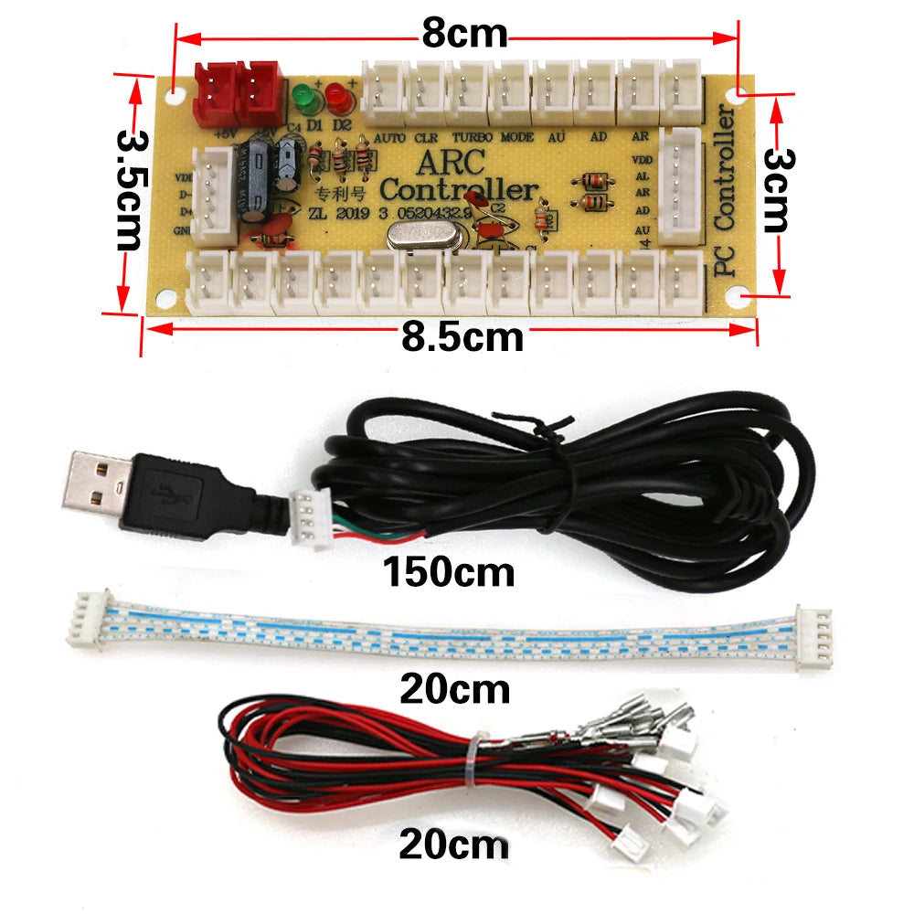 Copy SANWA Game Machine Arcade Console DIY Kit 8 Way Joystic