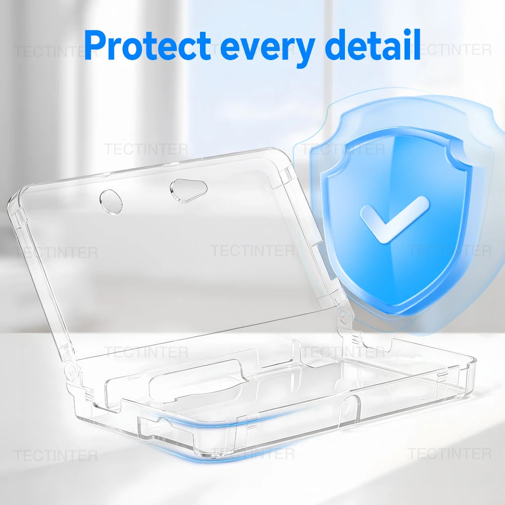 Transparent Clear Protective Case for Nintendo 3DS Handheld 