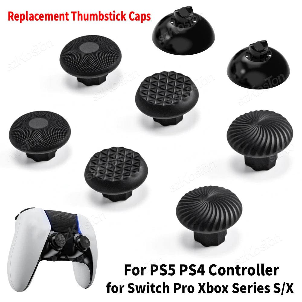 Replacement Thumbstick Caps for PS5 PS4 Controller Analog Jo