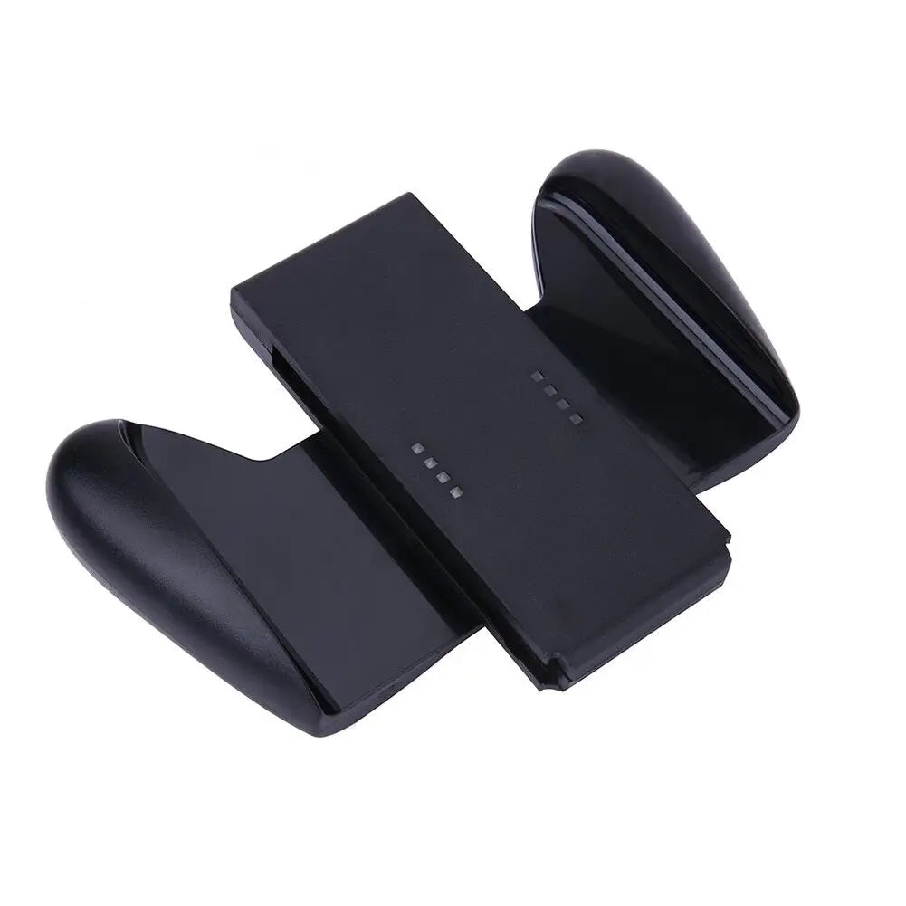White Controller Grip Holder + 2 Wrist Straps Set for Switch