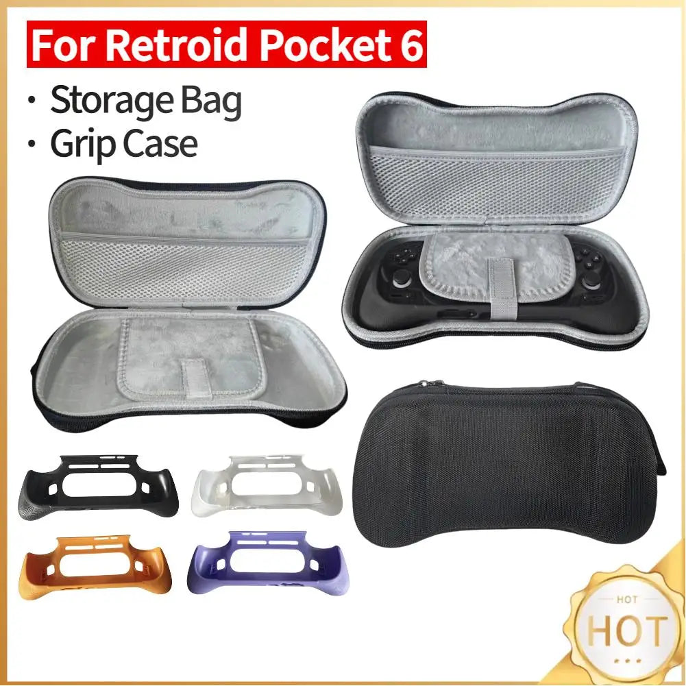 Handheld Carrying Bag For Retroid Pocket 6 Grip Shockproof R