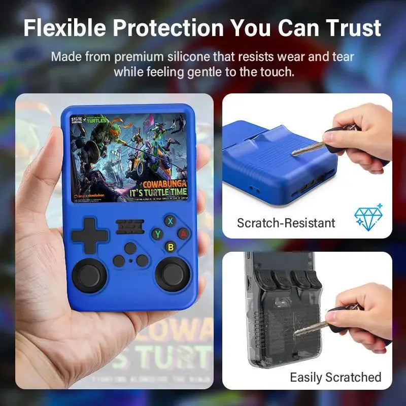 Protective Silicone Case For R36S Handheld Game Console Cove