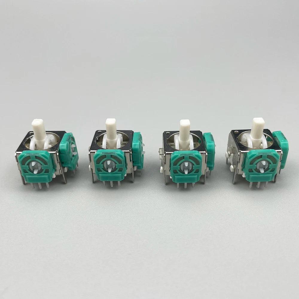 GSF For GameCube NGC Controller L+R 3D Analog Joysticks Replacement with Thumbstick Thumb Stick Cap Parts
