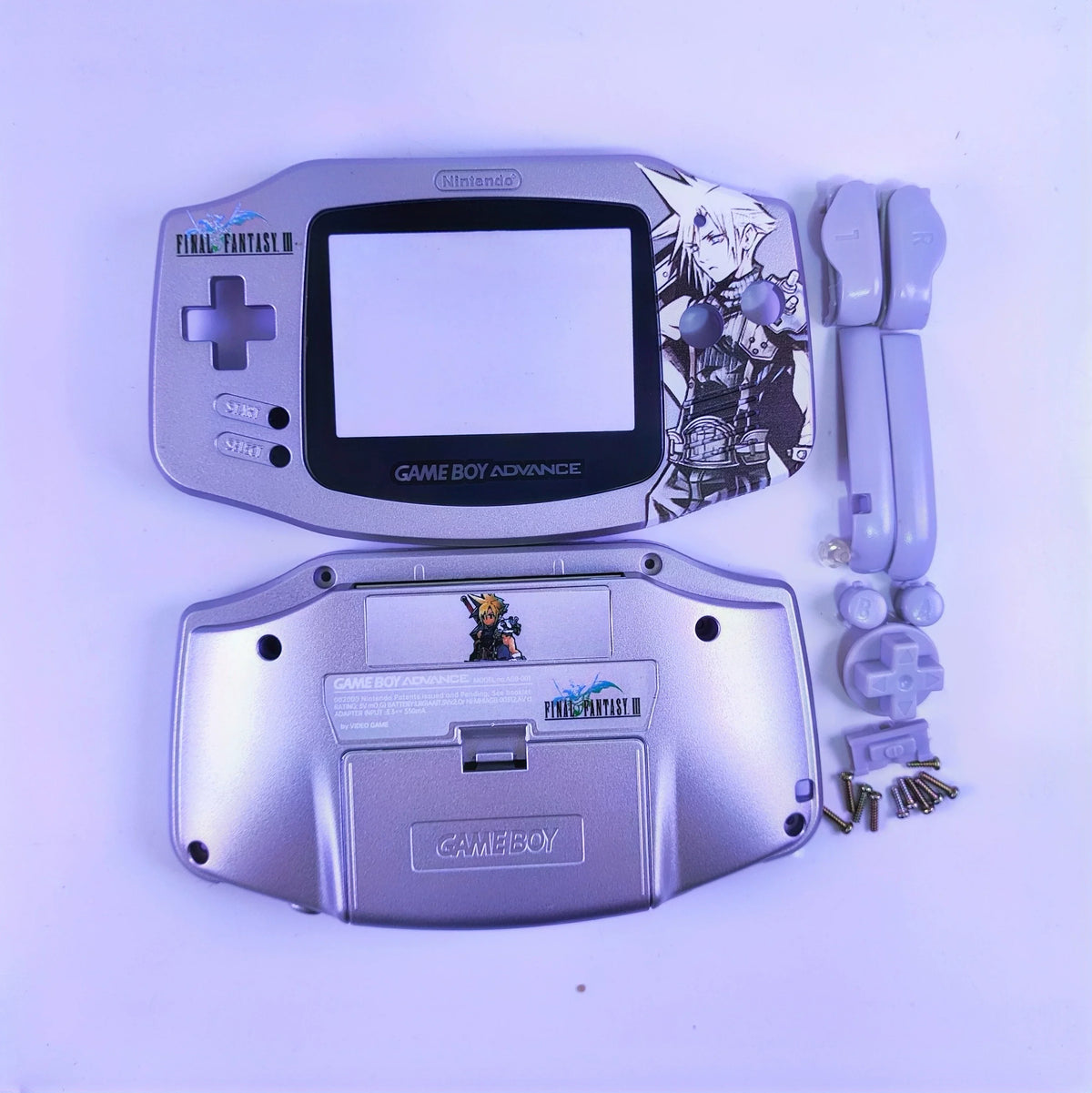 Gba Replacement Shell For Game Boy Advance Zelda The Minish Cap Transparent Game Console Housing Shell With Full Button Kit Gift