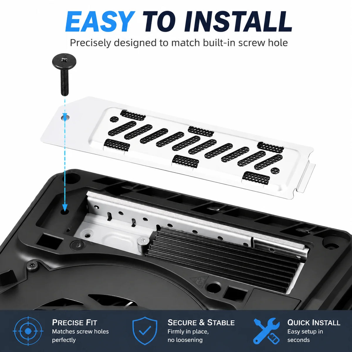 Metal Aluminum M.2 SSD Heatsink Cover For PS5 Slim PS5 Pro E