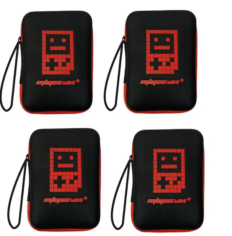 EVA Carrying Case Wear-resistant Game Console Pouch Case Shockproof With Lanyard Lightweight for Miyoo Mini Plus RG35XX