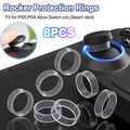 8 PCS Ring Cover Elastic Protective Rocker Rubber Ring For P