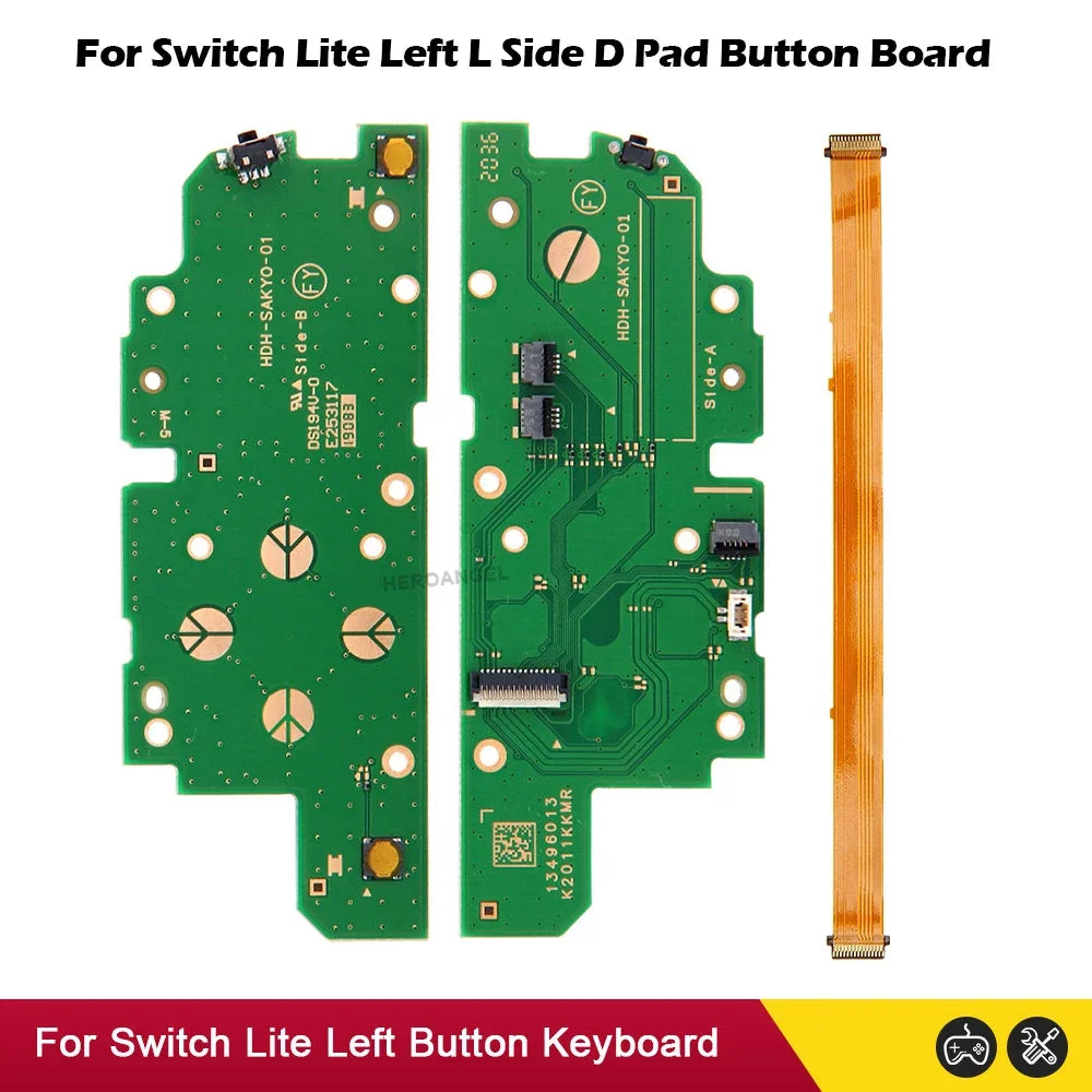NEW For NS Lite Left L Side Button PCB Board Motherboard Rep