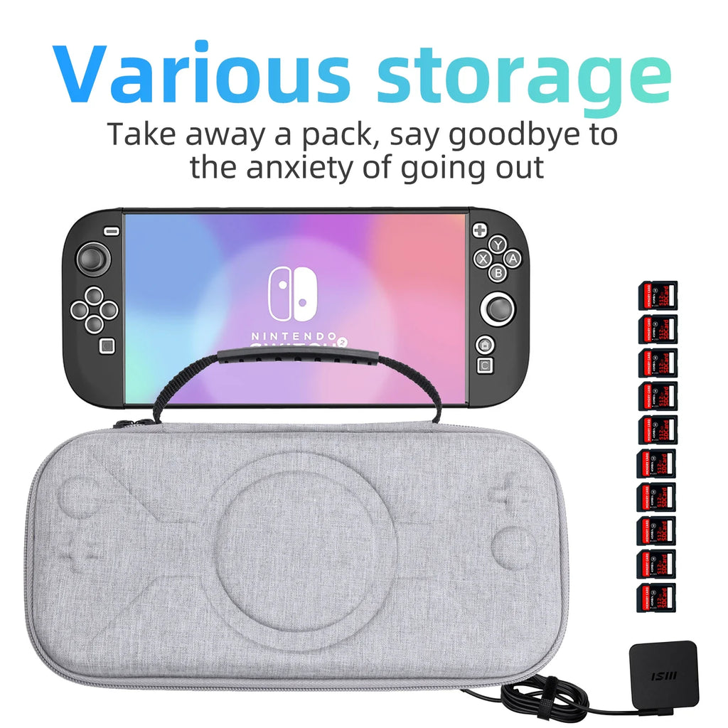 Storage Bag for Nintendo Switch 2 (2025) Travel Carrying Cas