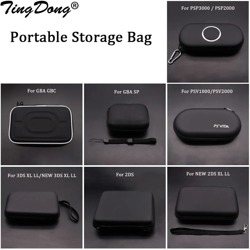 EVA Hard Case Storage Bag Pouch For 2DS / NEW 3DS XL/ PSP300