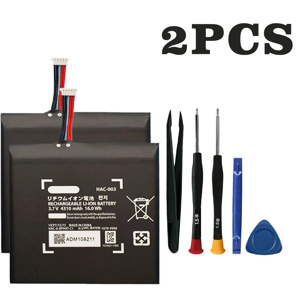 HAC-003 4310mAh Replacement Charger Battery Repair Part 3.7V HAC003 HAC-001 for Nintendo Switch Game Console