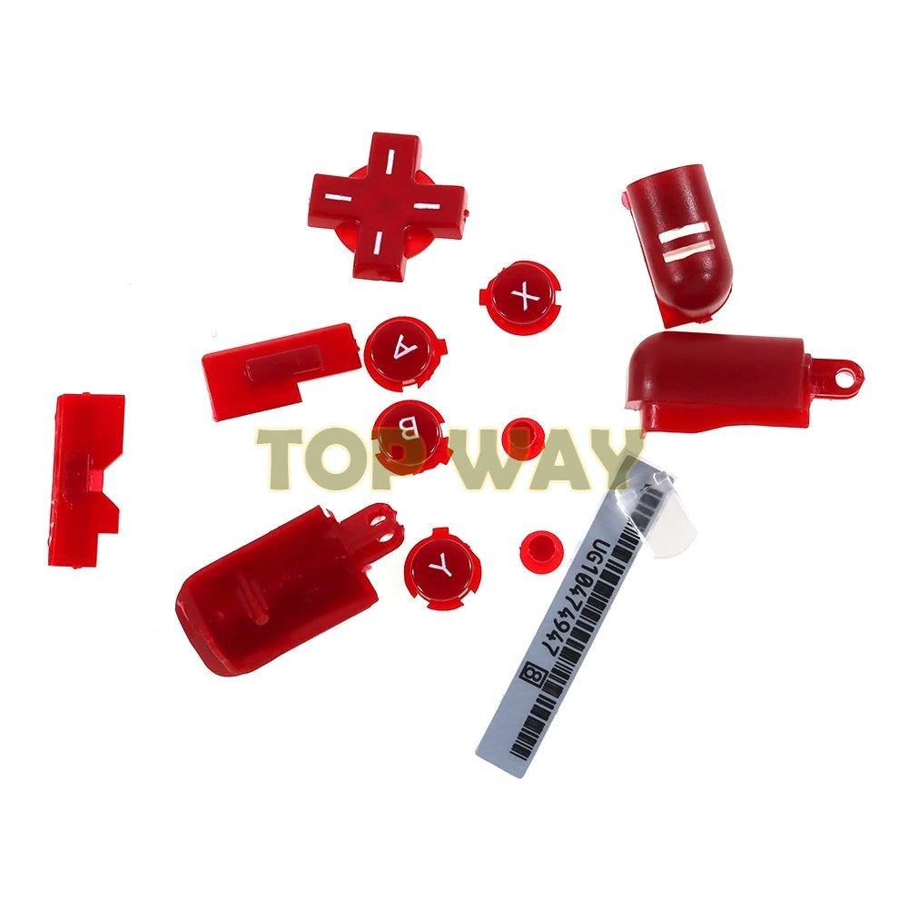1set Replacement ABXY L R D Pad Cross Button Full Button Set For Nintend DS Lite For NDSL Console Buttons Kit