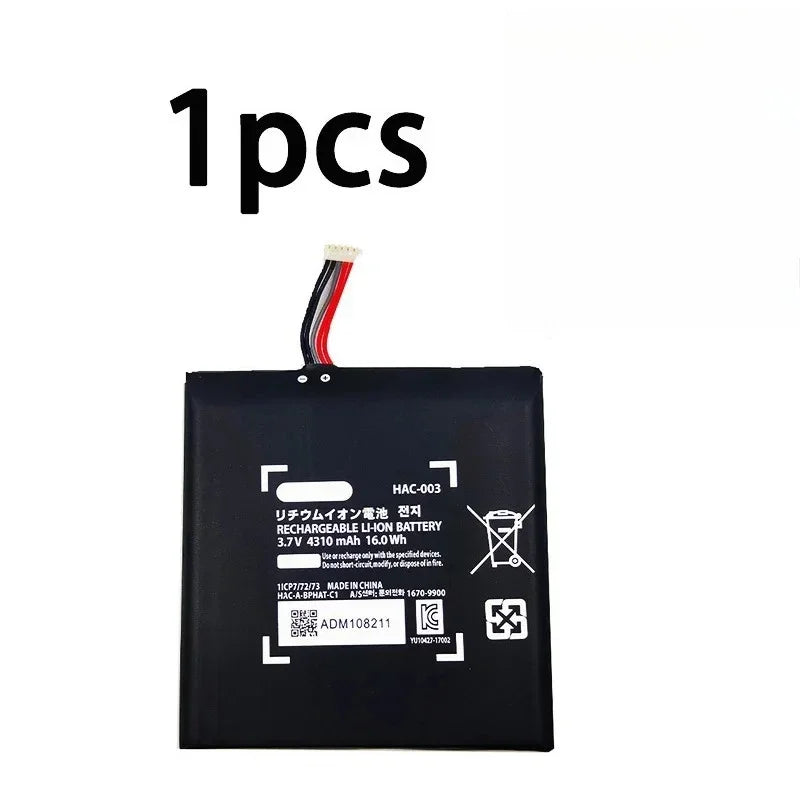HAC-003 3.7V/4310mAh Replacement Charger Battery HAC 003 Battery for NS Switch Game Console HAC-001 Batteries