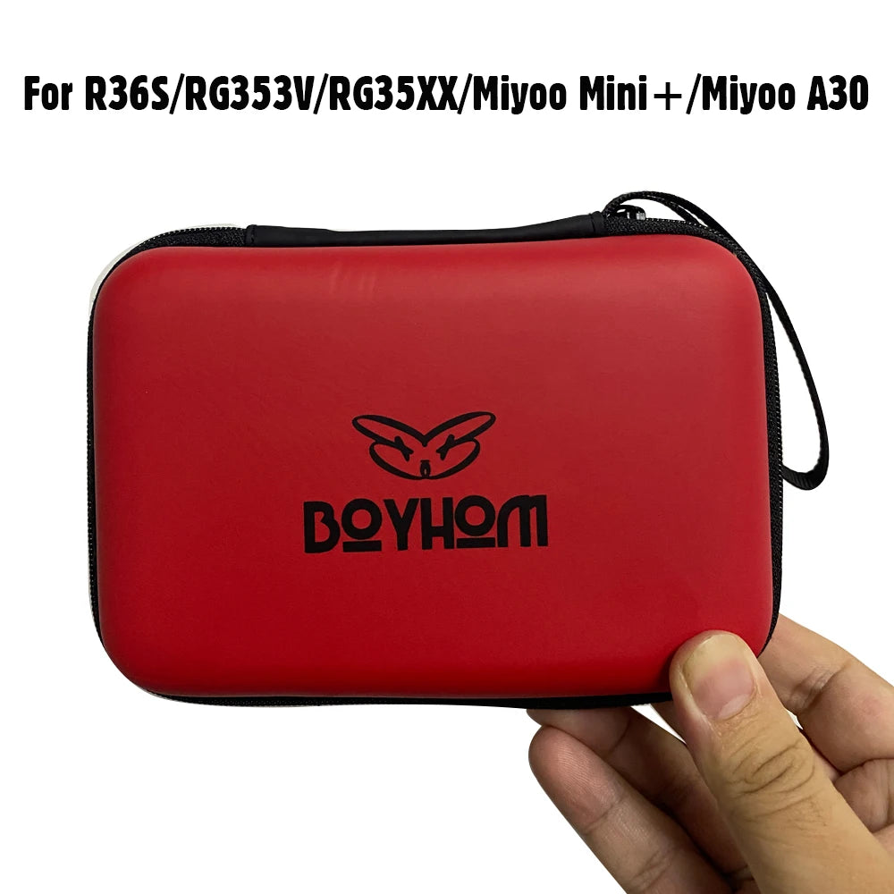 TOP Protect Game Storage Case for Miyoo Mini Plus R36S R35S Portable Storage Console Bag Carry Case for Anbernic RG35XX Plus