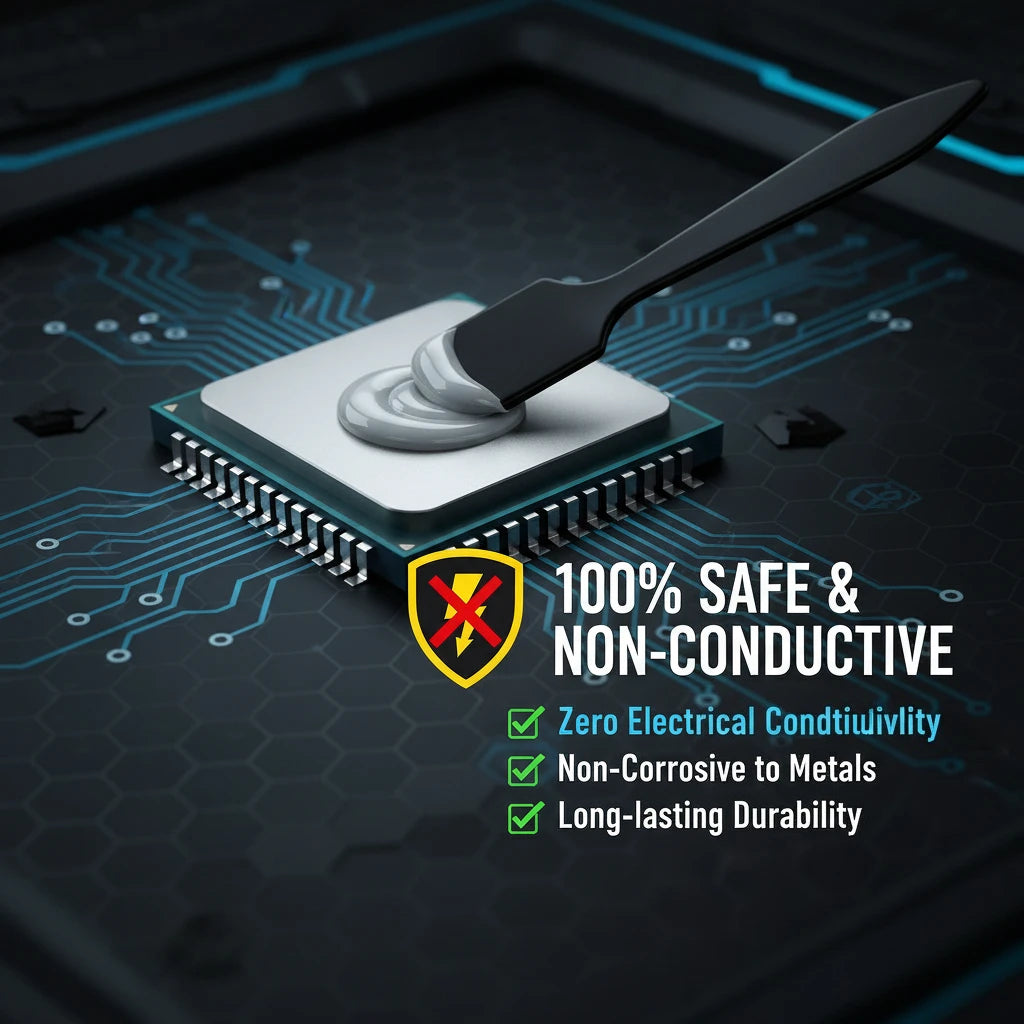 12.4W/mK High Conductivity Thermal Paste Grease with Spatula