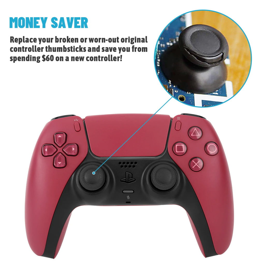 Replacement DIY Button for PS5 Controller Thumb Sticks Analo