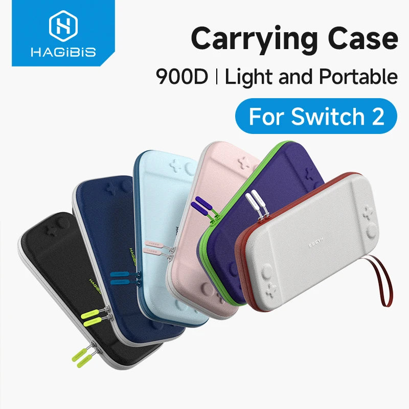 Hagibis Portable Carrying Case for Switch 2 Colorful Traveli