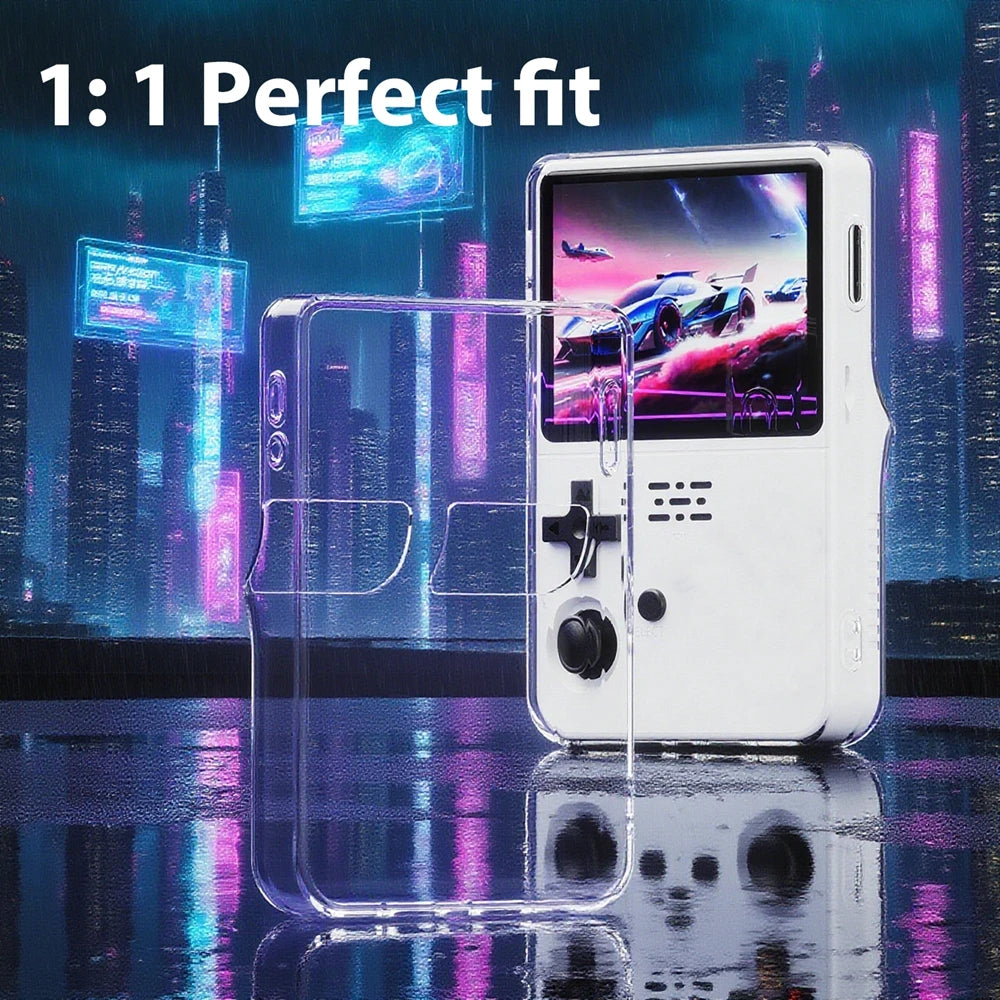Transparent Protective Case for R36S Handheld Game Console A