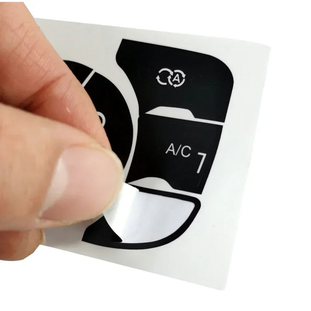 Car Repair Stickers For C4 2014-2018 A/C Car Center Console 