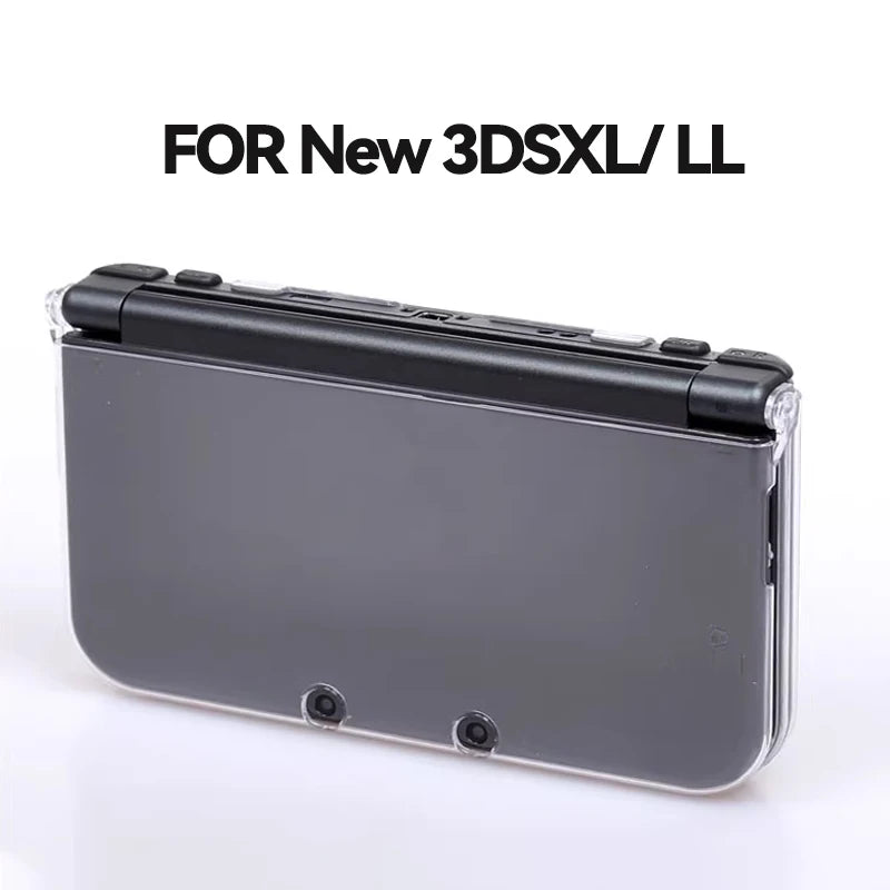 1PC Plastic Clear Crystal Hard Shell Case Cover For 3DS New 