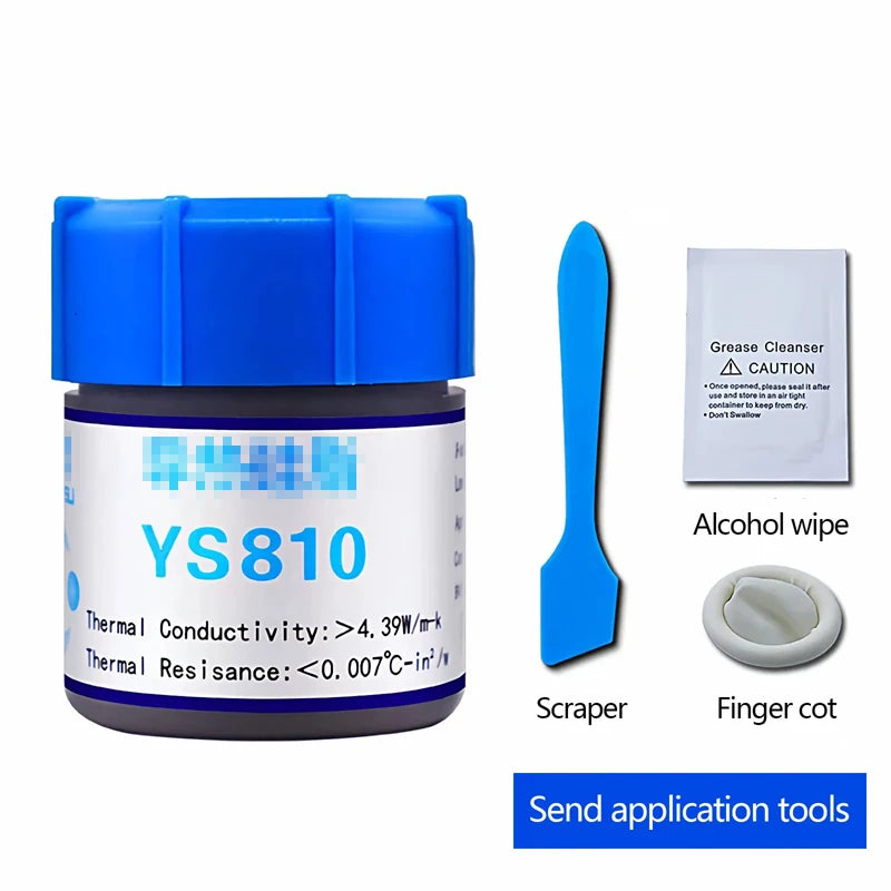 Thermal Conductive Silicone Paste Cured Silicone Grease CPU 